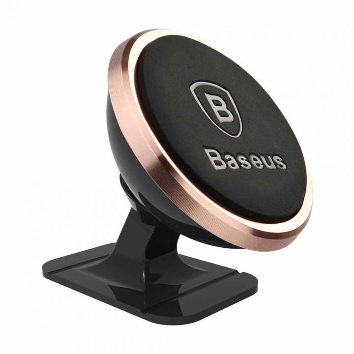Baseus magnetisk bilholder, rosegull i gruppen Bil / Bilholder / Bilholdere smarttelefon hos TP E-commerce Nordic AB (38-97513)