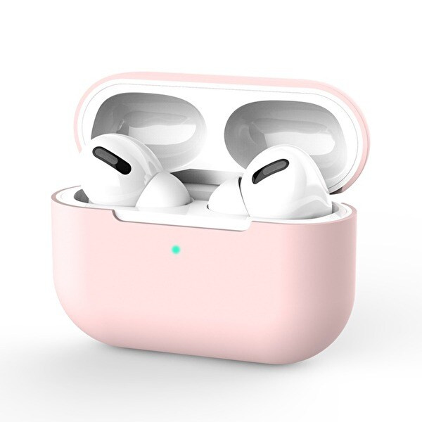 Silikonskal till Airpods Pro, Rosa i gruppen Elektronikk / Lyd & Bilde / Hodetelefoner & Tilbehør / Tilbehør hos TP E-commerce Nordic AB (38-97541)