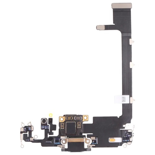 Laddkontakt till iPhone 11 pro max, Charge connector flex cable, Svart i gruppen SMARTTELEFON & NETTBRETT / Reservdelar hos TP E-commerce Nordic AB (38-97559)