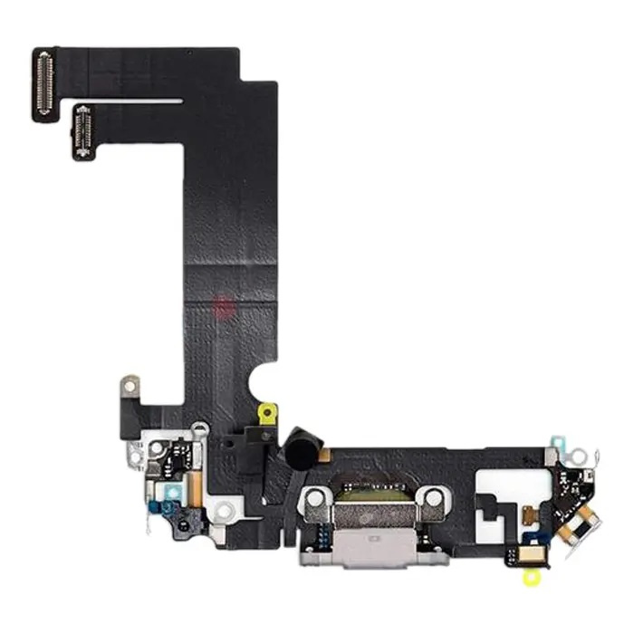 iPhone 12 Mini-ladekontakt med flex - hvit i gruppen SMARTTELEFON & NETTBRETT / Reservdelar hos TP E-commerce Nordic AB (38-97596)