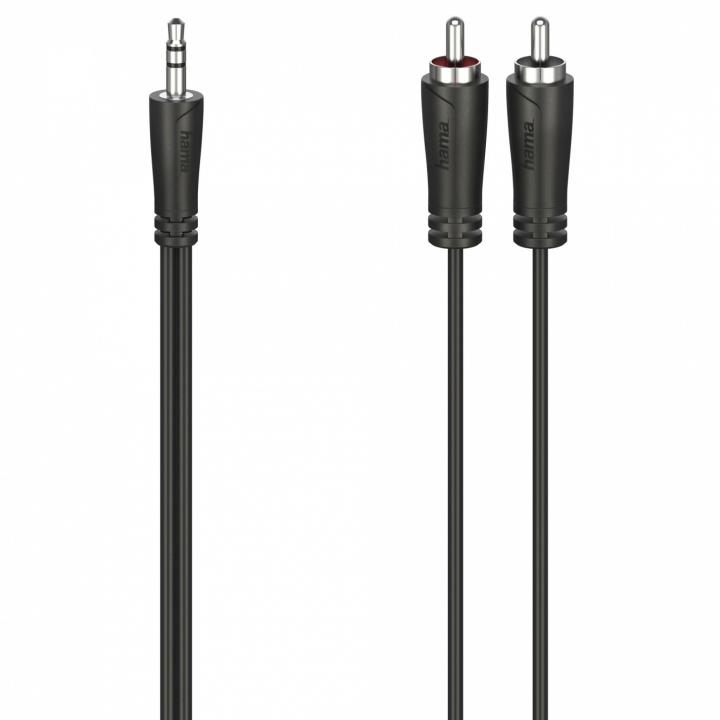 Hama 3.5mm - 2x RCA ljudadapterkabel, 3m i gruppen Elektronikk / Kabler og adaptere / RCA / Kabler hos TP E-commerce Nordic AB (38-97607)