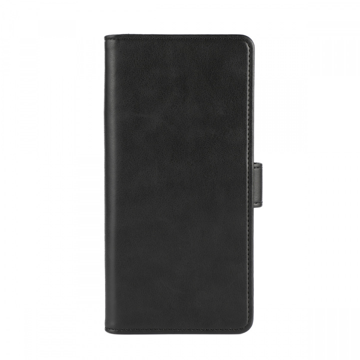Essentials Motorola G34 PU plånboksfodral med 3-kortplatser, Svart i gruppen SMARTTELEFON & NETTBRETT / Mobilbeskyttelse / Motorola hos TP E-commerce Nordic AB (38-97665)