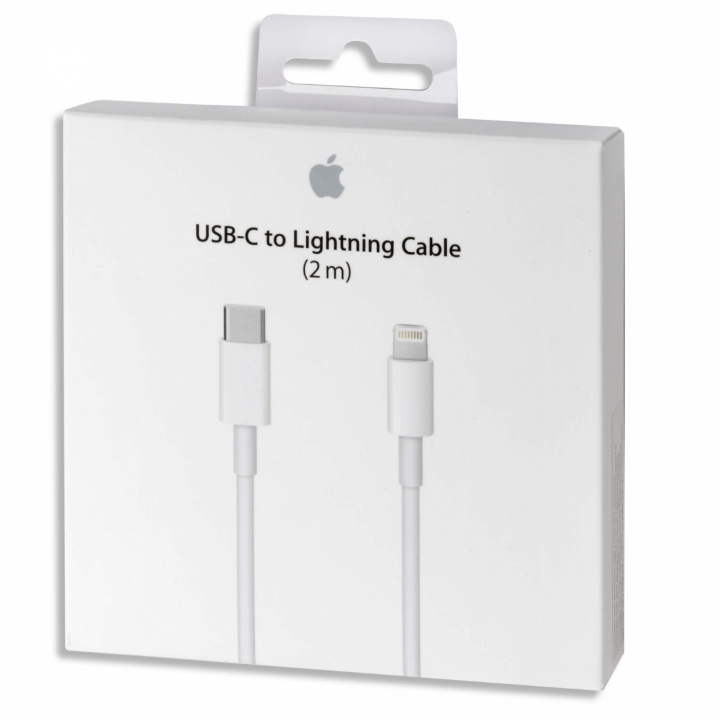 Apple USB-C til Lightning, 2m i gruppen SMARTTELEFON & NETTBRETT / Ladere og Kabler / Kabler / Kabler Lightning hos TP E-commerce Nordic AB (38-98022)