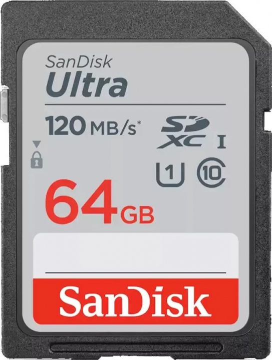 SanDisk Minnekort SDXC Ultra 64GB 140MB/s i gruppen Elektronikk / Lagringsmedia / Minnekort / SD/SDHC/SDXC hos TP E-commerce Nordic AB (38-98106)