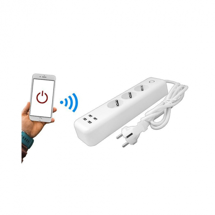 Smart strømskinne med WiFi i gruppen HJEM, HUS OG HAGE / El og belysning / Grenuttak hos TP E-commerce Nordic AB (38-98122)