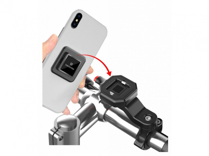 Swissten mobiltelefonholder for sykkel i gruppen SPORT, FRITID & HOBBY / Sportsutstyr / Sykkeltilbehør / Annet sykkeltilbehør hos TP E-commerce Nordic AB (38-98153)