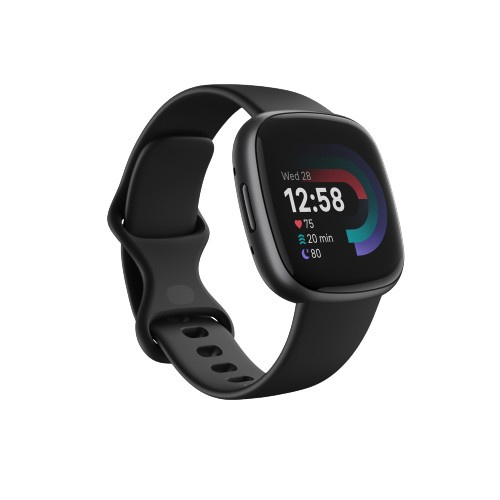 Fitbit Versa 4 Svart/Grafit i gruppen SPORT, FRITID & HOBBY / Smartwatch og Aktivitetsmålere / Smartwatches hos TP E-commerce Nordic AB (38-98154)