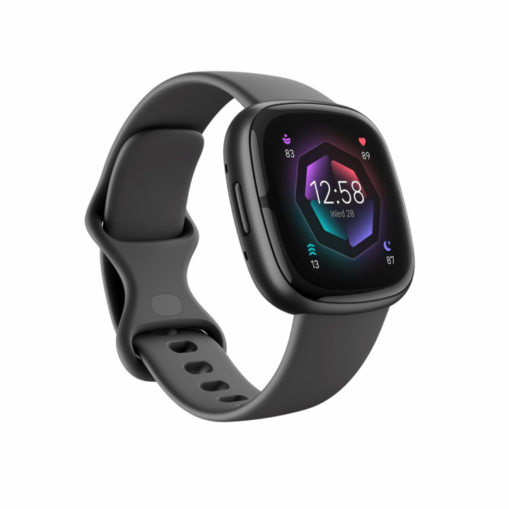 Fitbit Sense 2, Grå/Grafit i gruppen SPORT, FRITID & HOBBY / Smartwatch og Aktivitetsmålere / Smartwatches hos TP E-commerce Nordic AB (38-98157)