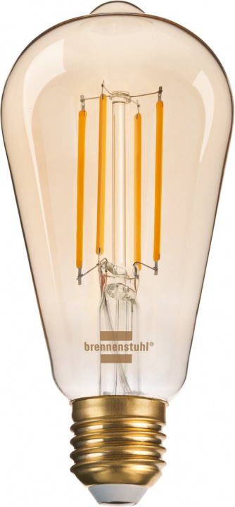 Brennenstuhl®Connect WiFi Retro LED-lampa Päron-form E27 4.9W 2200K, Varmvitt i gruppen Elektronikk / Lys / LED-lys hos TP E-commerce Nordic AB (38-98235)