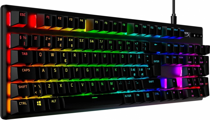 HyperX Alloy Origins Gamingtangentbord, Nordisk Layout i gruppen Datautstyr / GAMING / Tastatur hos TP E-commerce Nordic AB (38-98240)