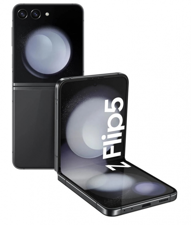 Samsung Galaxy Z Flip5 5G-telefon, 512/8 GB, grafitt i gruppen SMARTTELEFON & NETTBRETT / Mobiltelefoner & smartphones hos TP E-commerce Nordic AB (38-98413)