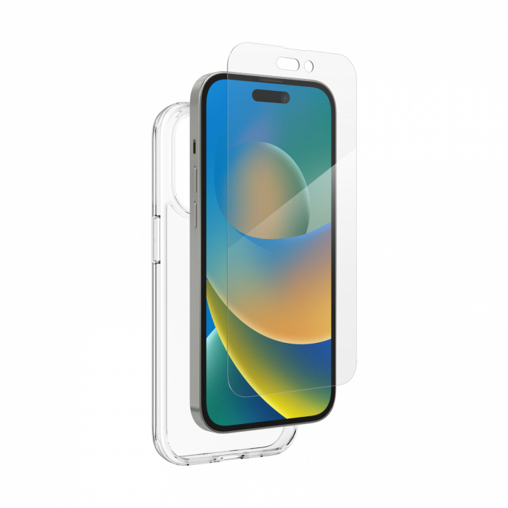 ZAGG Bundle pack: Skärmskydd + Transparent skal till iPhone 14 Pro Max i gruppen SMARTTELEFON & NETTBRETT / Mobilbeskyttelse / Apple / iPhone 14 hos TP E-commerce Nordic AB (38-98417)
