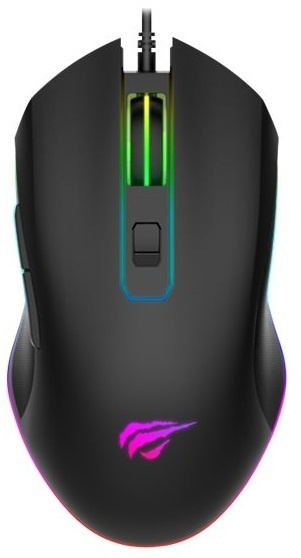 Havit kablet spillmus 3200 dpi med RGB i gruppen Datautstyr / GAMING / Mus hos TP E-commerce Nordic AB (38-98461)