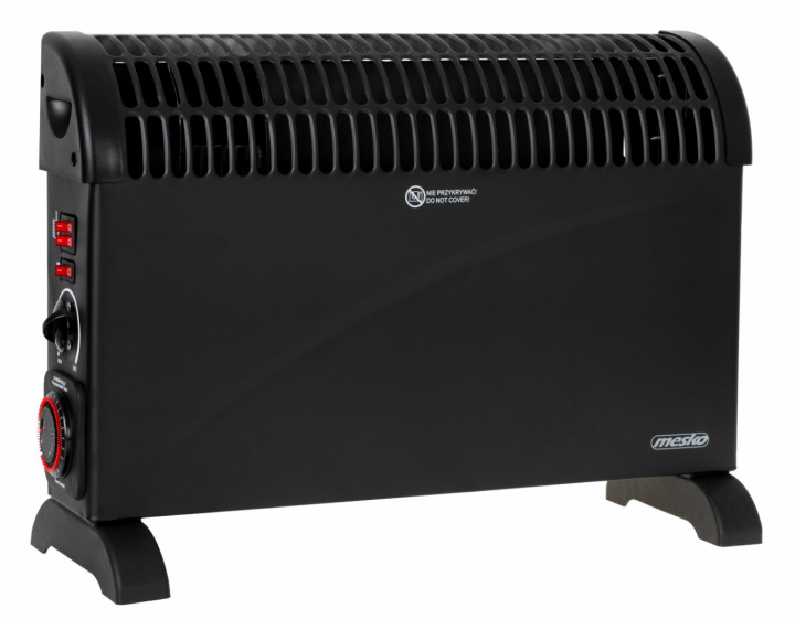 Mesko MS 7741b Konvektorvarmer med timer og turbovifte, svart i gruppen HJEM, HUS OG HAGE / Vifter og klimaprodukter / Panelovner hos TP E-commerce Nordic AB (38-98471)