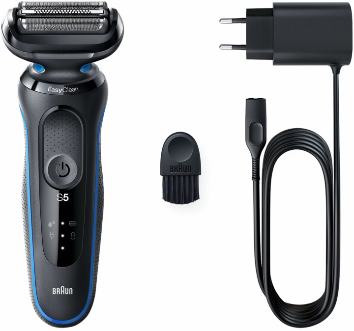 Braun Barbermaskin 51-B1000S Blå i gruppen HELSE OG SKJØNNHET / Hår & styling / Barbering og trimming / Barbermaskiner hos TP E-commerce Nordic AB (38-98491)