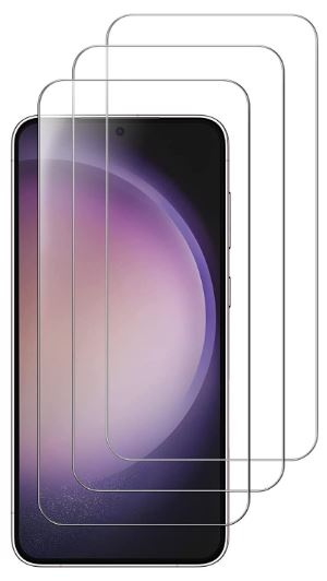 3-pakning Screen protector Herdet glass 2,5D for Samsung Galaxy S22 / S23 i gruppen SMARTTELEFON & NETTBRETT / Mobilbeskyttelse / Samsung hos TP E-commerce Nordic AB (38-98524PKT)