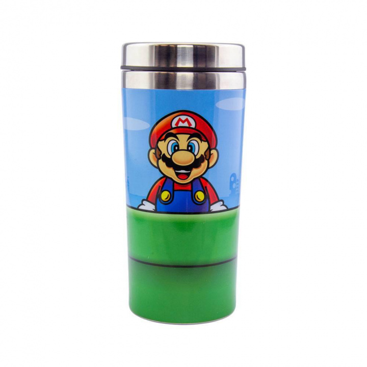 Super Mario Warp Pipe Travel Mug 450 ml i gruppen SPORT, FRITID & HOBBY / Friluftsliv / Termoser og flasker hos TP E-commerce Nordic AB (38-98623)