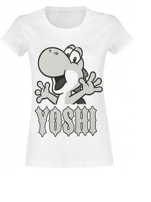 Difuzed Nintendo Yoshi Women\'s T-shirt, M i gruppen SPORT, FRITID & HOBBY / Tilbehør / T-shirts hos TP E-commerce Nordic AB (38-98644)