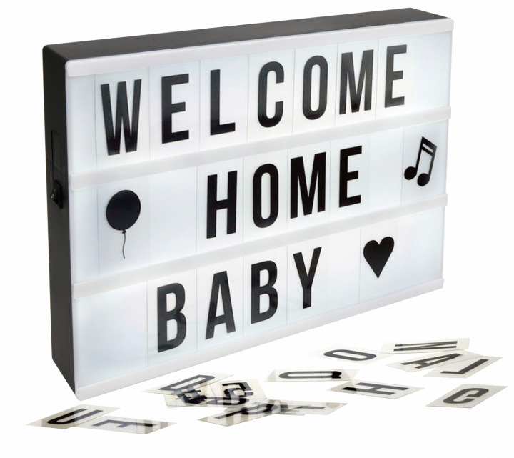 United LLB2178 Lysboks med bokstaver i gruppen Elektronikk / Lys / Bordlamper hos TP E-commerce Nordic AB (38-98648)