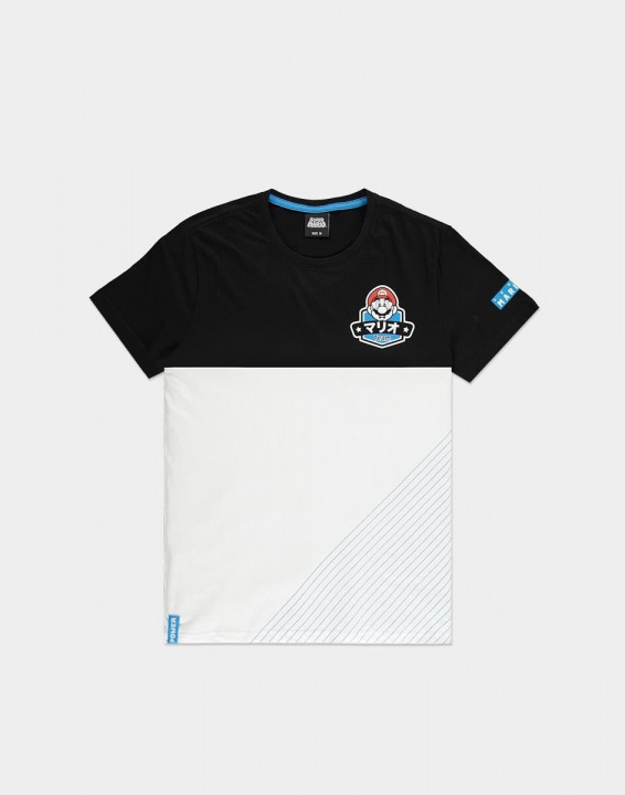 Team Mario - T-skjorte for menn, XL i gruppen Elektronikk / TV-spill & tilbehør / Andre spill hos TP E-commerce Nordic AB (38-98665)