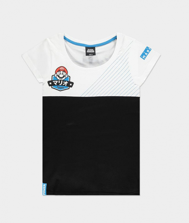 Team Mario - T-skjorte for damer, XL i gruppen Elektronikk / TV-spill & tilbehør / Andre spill hos TP E-commerce Nordic AB (38-98669)