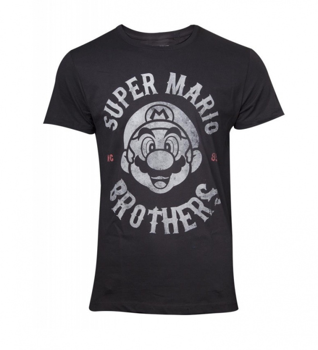Difuzed Super Mario Biker T-skjorte for menn, S i gruppen SPORT, FRITID & HOBBY / Tilbehør / T-shirts hos TP E-commerce Nordic AB (38-98689)