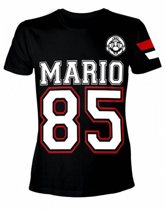 Bioworld T-skjorte Mario Streetwear 85 Svart, S i gruppen SPORT, FRITID & HOBBY / Tilbehør / T-shirts hos TP E-commerce Nordic AB (38-98701)