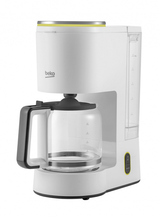 Beko Kaffebryggare 10 koppar 1000W, Vit i gruppen HJEM, HUS OG HAGE / Husholdningsapparater / Kaffe og espresso / Kaffetraktere hos TP E-commerce Nordic AB (38-98737)