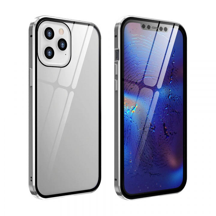 Mobilveske til iPhone 11 Pro Max, sølv/gjennomsiktig i gruppen SMARTTELEFON & NETTBRETT / Mobilbeskyttelse / Apple / iPhone 11 Pro hos TP E-commerce Nordic AB (38-98801)