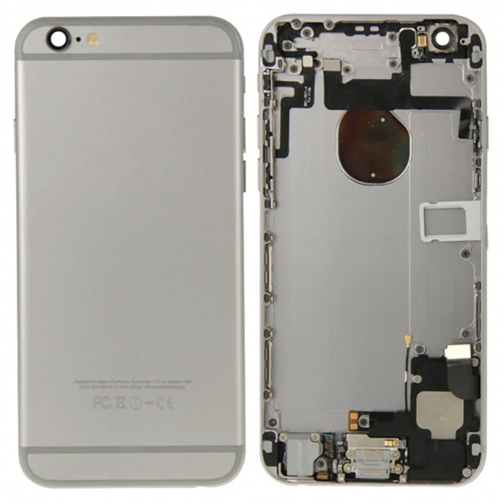 iPhone 6 Plus bakdeksel - Space Grey i gruppen SMARTTELEFON & NETTBRETT / Reservdelar hos TP E-commerce Nordic AB (38-98808)
