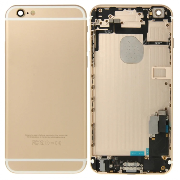 iPhone 6 Plus backside - Gold i gruppen SMARTTELEFON & NETTBRETT / Reservdelar hos TP E-commerce Nordic AB (38-98809)