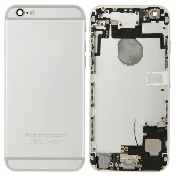 iPhone 6 Plus back cover - Silver i gruppen SMARTTELEFON & NETTBRETT / Reservdelar hos TP E-commerce Nordic AB (38-98810)