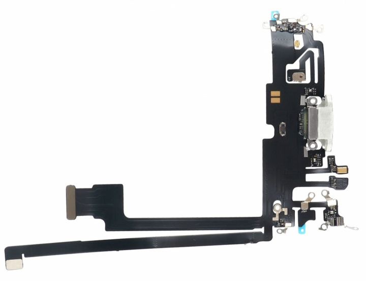 Ladekontakt med flex for iPhone 12 Pro Max, hvit i gruppen SMARTTELEFON & NETTBRETT / Reservdelar hos TP E-commerce Nordic AB (38-98841)