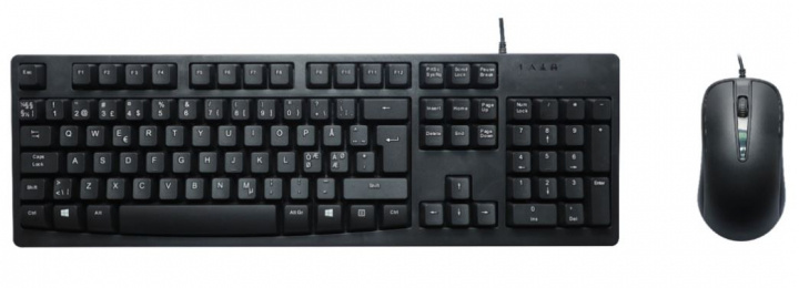 Eletra tastatur + mus i gruppen Datautstyr / Mus & Tastatur / Tastatur / Pakke hos TP E-commerce Nordic AB (38-98947)