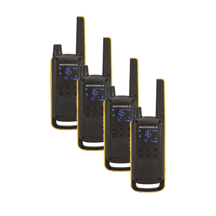 Motorola Talkabout T82 Extreme, Walkie Talkie 4-pakning i gruppen SPORT, FRITID & HOBBY / Friluftsliv / Walkie talkie hos TP E-commerce Nordic AB (38-99026)