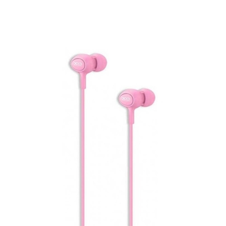 XO S6 - Kablede hodetelefoner, In-Ear, rosa i gruppen Elektronikk / Lyd & Bilde / Hodetelefoner & Tilbehør / Hodetelefoner hos TP E-commerce Nordic AB (38-99043)