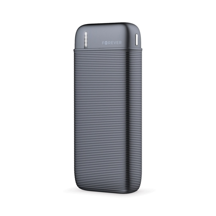 Forever Powerbank 10000 mAh TB-100M, svart i gruppen SMARTTELEFON & NETTBRETT / Ladere og Kabler / Powerbanks hos TP E-commerce Nordic AB (38-99180)