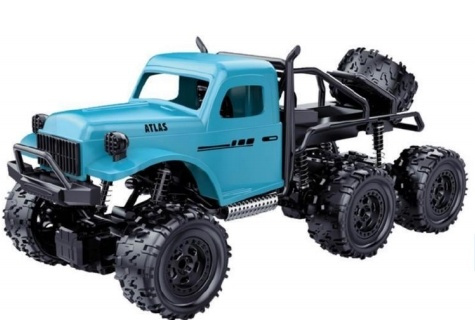 RC 6WD Truck 2.4G 1-16, Blå i gruppen LEKER, BARN OG BABY / Radiostyrt / Radiostyrte biler hos TP E-commerce Nordic AB (38-99223)