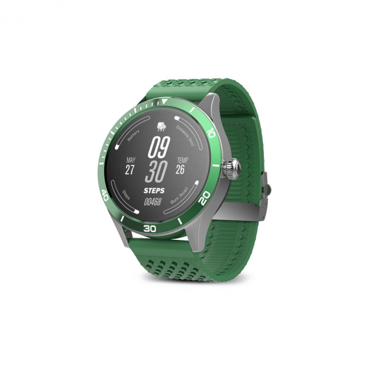 Forever smartwatch AMOLED ICON 2 AW-110, Green i gruppen SPORT, FRITID & HOBBY / Smartwatch og Aktivitetsmålere / Smartwatches hos TP E-commerce Nordic AB (38-99338)