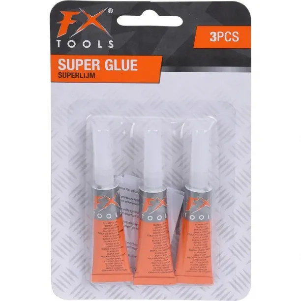 FX Tools Superlim, 3-pakning i gruppen HJEM, HUS OG HAGE / Kontorsmaterialer / Teip / Lim hos TP E-commerce Nordic AB (38-99352)