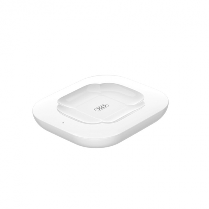 XO wireless charger for Airpods 10W, White i gruppen SMARTTELEFON & NETTBRETT / Ladere og Kabler / Trådløs lader QI hos TP E-commerce Nordic AB (38-99375)