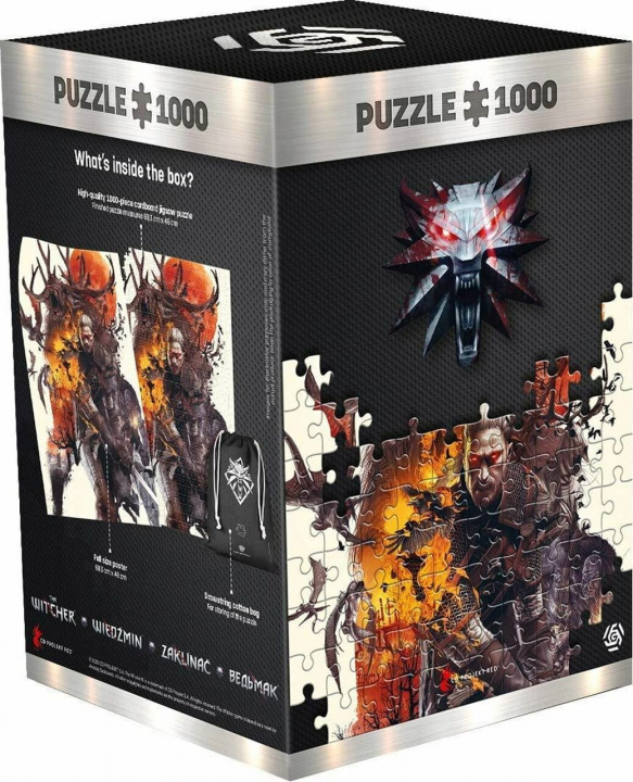 Good Loot Puslespill 1000 brikker - The Witcher: Monsters i gruppen SPORT, FRITID & HOBBY / Hobby / Puslespill hos TP E-commerce Nordic AB (38-99406)