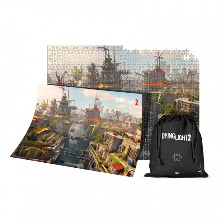 Good Loot Puzzle 1000 brikker - Dying Light 2: City i gruppen SPORT, FRITID & HOBBY / Hobby / Puslespill hos TP E-commerce Nordic AB (38-99409)