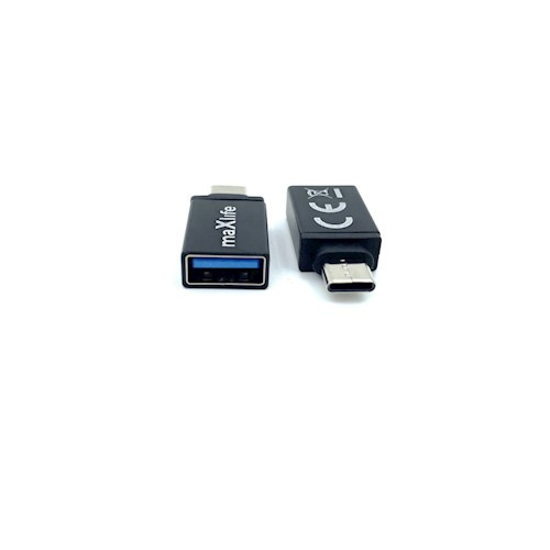 Maxlife USB 3.0 til USB-C-adapter i gruppen SMARTTELEFON & NETTBRETT / Ladere og Kabler / Adaptere hos TP E-commerce Nordic AB (38-99424)