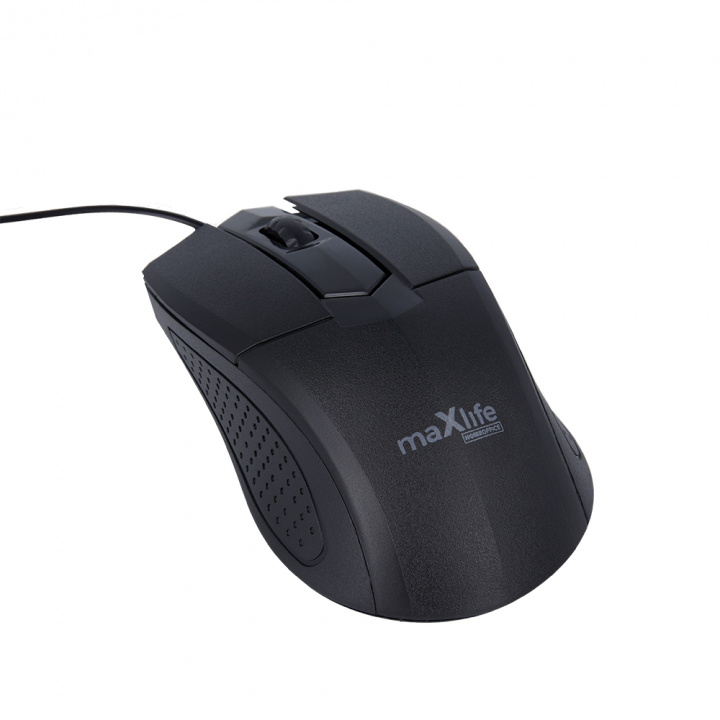 Maxlife Home Office MXHM-01 optisk mus 1000 DPI 1,2 m svart i gruppen Datautstyr / Mus & Tastatur / Mus / via kabel hos TP E-commerce Nordic AB (38-99430)