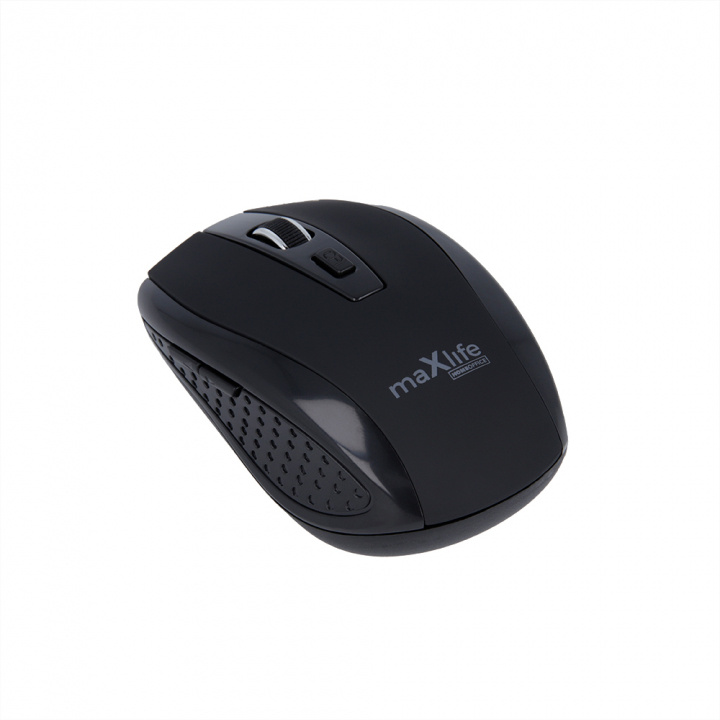 Maxlife trådløs optisk mus 800/1000/1600 DPI, svart i gruppen Datautstyr / Mus & Tastatur / Mus / Trådløs hos TP E-commerce Nordic AB (38-99431)