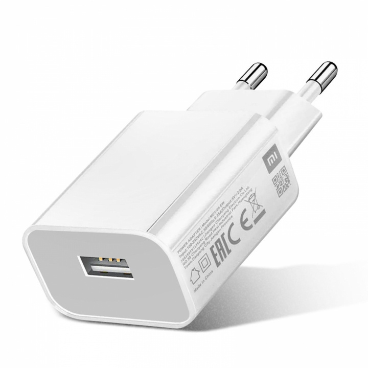 Xiaomi 2A USB-lader, hvit i gruppen SMARTTELEFON & NETTBRETT / Ladere og Kabler / Vegglader / Vegglader USB hos TP E-commerce Nordic AB (38-99453)