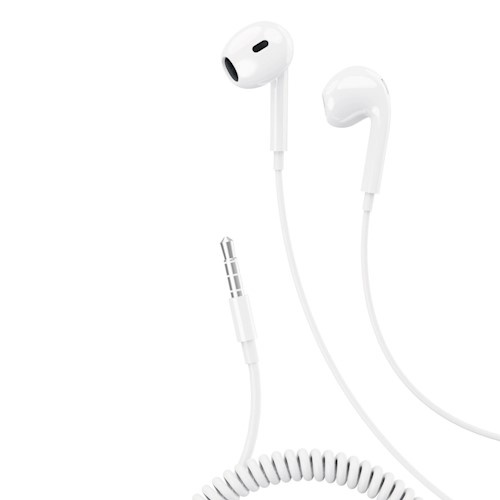 Xo Kablede hodetelefoner EP48 3,5 mm, hvit i gruppen Elektronikk / Lyd & Bilde / Hodetelefoner & Tilbehør / Hodetelefoner hos TP E-commerce Nordic AB (38-99507)