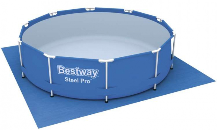 Bestway Flowclear Markduk, 2,44 m x 2,44 m i gruppen HJEM, HUS OG HAGE / Hageprodukter / Basseng og tilbehør / Bunnduk & Liners hos TP E-commerce Nordic AB (38-99552)