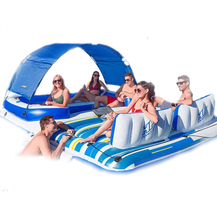 Bestway Hydro-Force-badeflåte, Tropical Breeze Island i gruppen LEKER, BARN OG BABY / Uteleker / Badeleker hos TP E-commerce Nordic AB (38-99567)